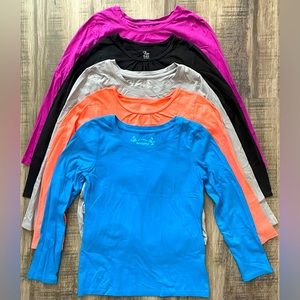 Long sleeve layering tees